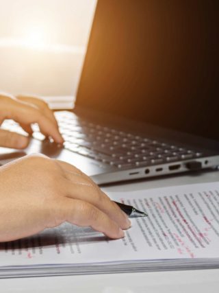 Proofreading or editing